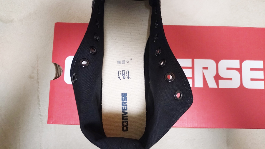 キャンバス オールスター HI BLKモノクローム⑨