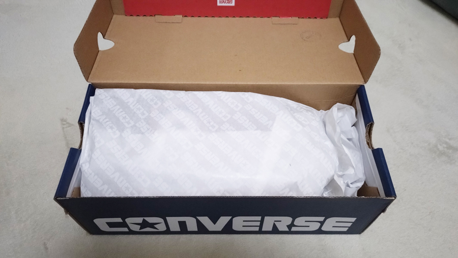 コンバースの箱（開封）