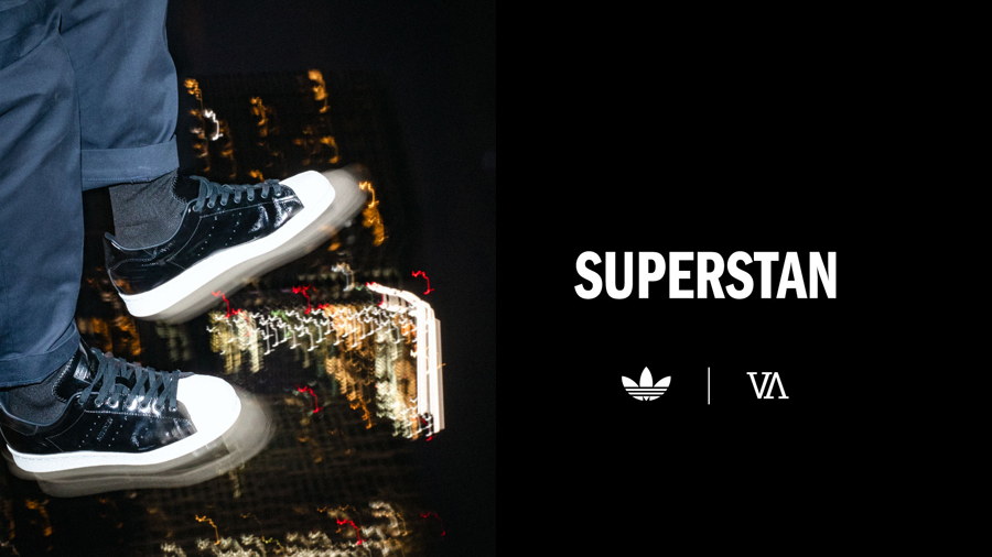 V.A. × アディダス オリジナルス「SUPERSTAN」SUPERSTARとSTANSMITHを繋ぐパテントの一足①