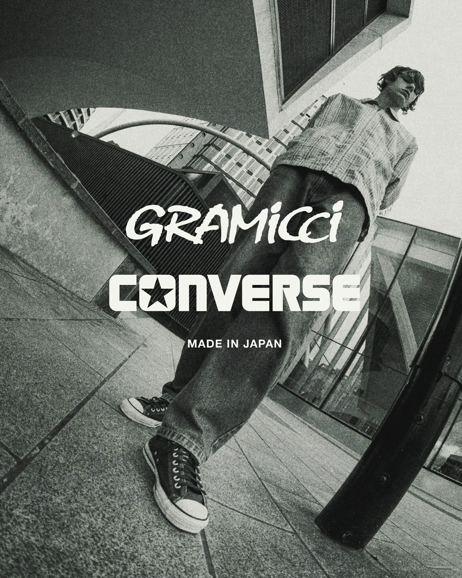 Gramicci × CONVERSE「ALL STAR J HEMP DENIM OX」ヘンプ混デニムとMADE IN JAPANが交差する一足②